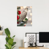 Poster Portrait Of A Hunting Falcon Real Photo (Bureau à domicile)