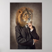 Poster Portrait of A Lion (Devant)