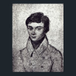 Poster Portrait of Evariste Galois<br><div class="desc">French School's Portrait of Evariste Galois (1811-32) (heliogravure) located at a Private Collection. The Portrait of Evariste Galois (1811-32) (heliogravure) was created around the 19th century.</div>