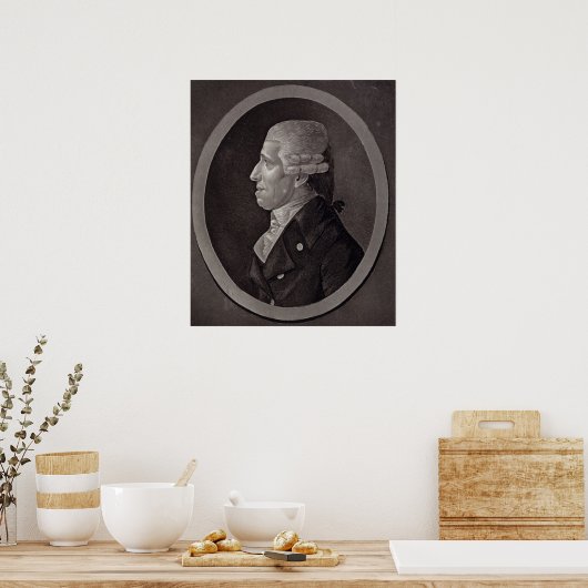 Poster Portrait of Franz Joseph Haydn (Cuisine)