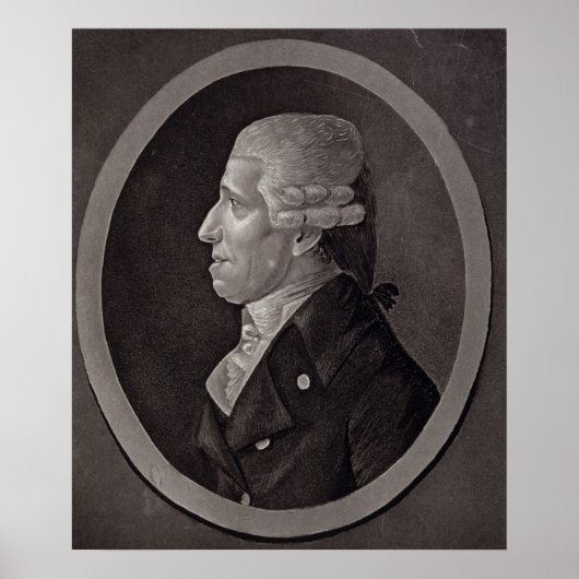 Poster Portrait of Franz Joseph Haydn (Devant)