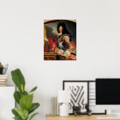 Poster Portrait of Louis XIV (Bureau à domicile)