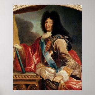 Poster Portrait of Louis XIV