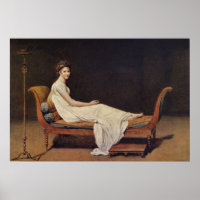 Portrait of Madame Recamier by Jacques-Louis David