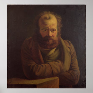 Poster Portrait of Pierre Joseph Proudhon