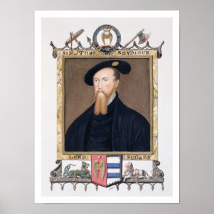 Poster Portrait of Thomas Seymour (1508-49) 1st Baron of