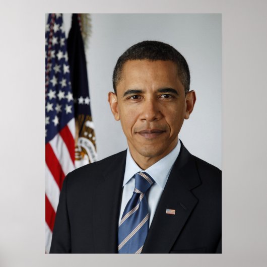 Poster Portrait officiel de Barack Obama (Devant)