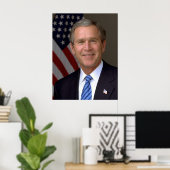 Poster Portrait officiel de George W. Bush (Bureau à domicile)