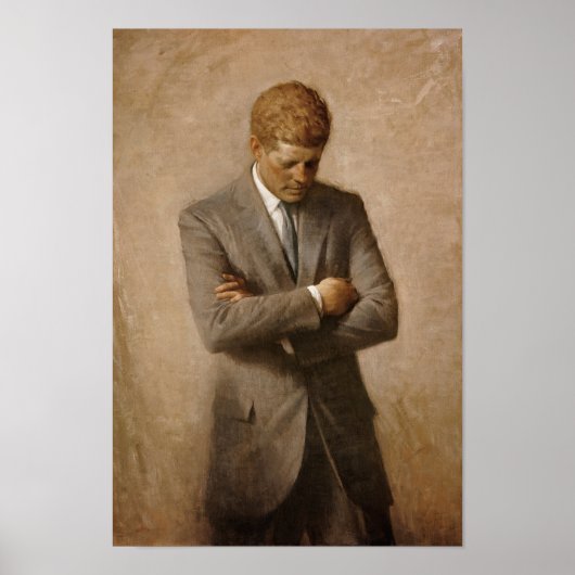 Poster Portrait officiel de John F Kennedy (Devant)