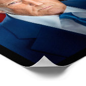 Poster Portrait officiel de la Maison Blanche Donald J Tr (Coin)