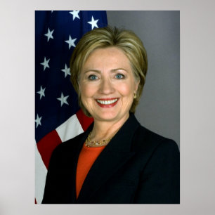 Poster Portrait officiel d'Hillary Clinton