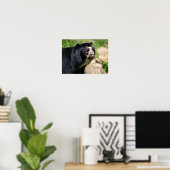 Poster Portrait Ours andin (Bureau à domicile)