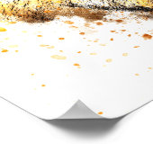 Poster Portrait peint de lion (Coin)