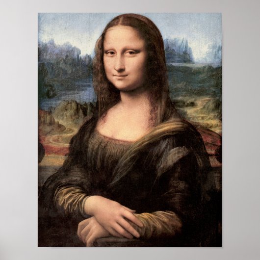 Poster Portrait / Peinture de Mona Lisa (Devant)