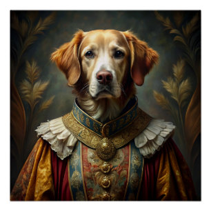 Poster Portrait personnalisé de chien : votre chien comme