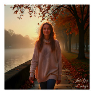 Poster Portrait Personnalisé D'elle – Un Cadeau Spécial P