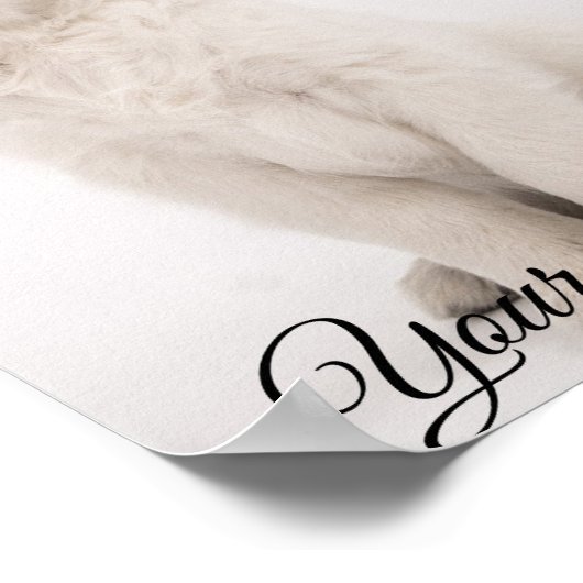 Poster Portrait personnalisé Imprimer photo (Coin)