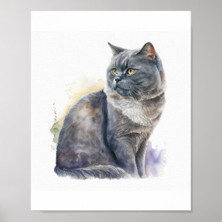 Poster Portrait personnalisé pour animaux de compagnie, c
