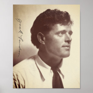 Poster Portrait photo de Jack London