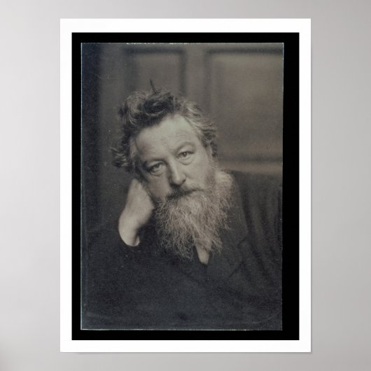 Poster Portrait photographique de William Morris (1834-96 (Devant)