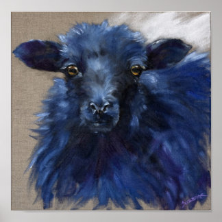 Poster Portrait pivoine de Mademoiselle1