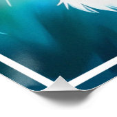 Poster Portrait Posé côté Lion rugissant-57566 (Coin)