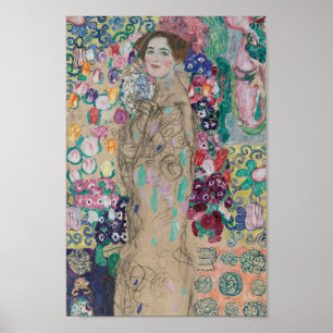 Poster Portrait posthume de Ria Munk — Klimt