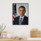 Poster Portrait présidentiel de Barack Obama (Cuisine)