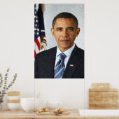 Poster Portrait présidentiel de Barack Obama (Cuisine)