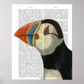 Poster Portrait Puffin (Devant)