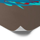 Poster Portrait puissant en chef amérindien (Coin)