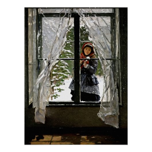Poster Portrait rouge Kerchief (Devant)