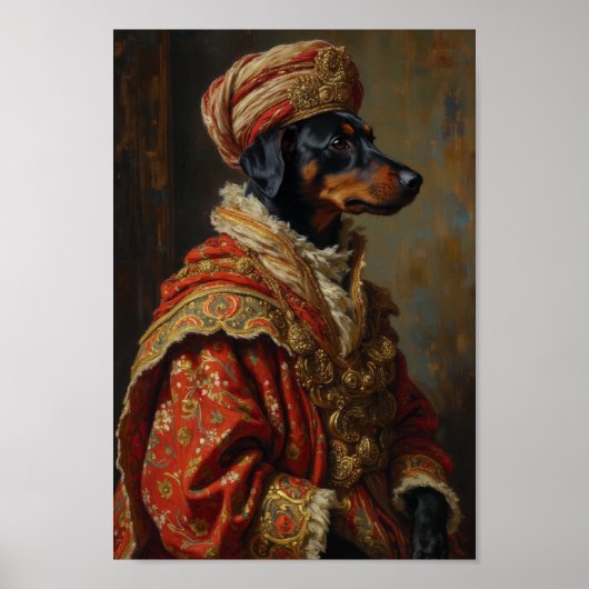 Poster Portrait Royal Azawakh (Devant)