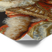 Poster Portrait royal de Bichon Frise (Coin)