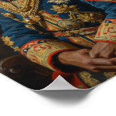 Poster Portrait Royal de Blue Heeler (Coin)