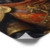 Poster Portrait Royal de Cane Corso (Coin)