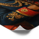 Poster Portrait Royal de Chien Esquimau Américain (Coin)