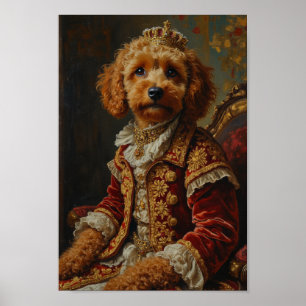 Poster Portrait Royal de Cockapoo