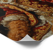 Poster Portrait Royal de Cockapoo (Coin)