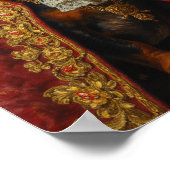 Poster Portrait Royal de Dachshund (Coin)