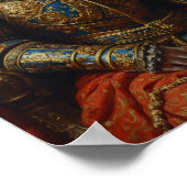 Poster Portrait Royal de Pitbull (Coin)