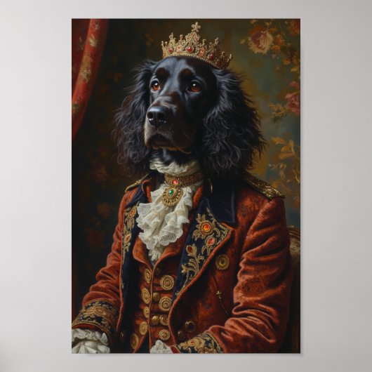 Poster Portrait Royal de Setter Anglais (Devant)