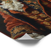 Poster Portrait Royal de Setter Anglais (Coin)
