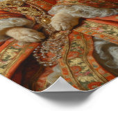 Poster Portrait Royal de Shih Tzu (Coin)