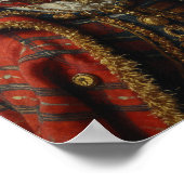 Poster Portrait Royal de Terrier Cairn (Coin)