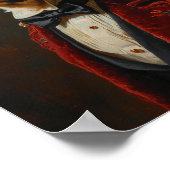 Poster Portrait Royal de Terrier de Boston (Coin)