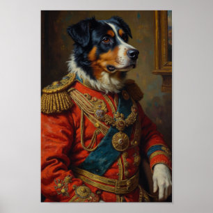 Poster Portrait Royal du Grand Bouvier Suisse