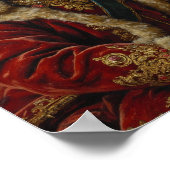 Poster Portrait Royal du Terrier Skye (Coin)