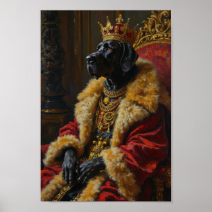 Poster Portrait Royal Grand Danois