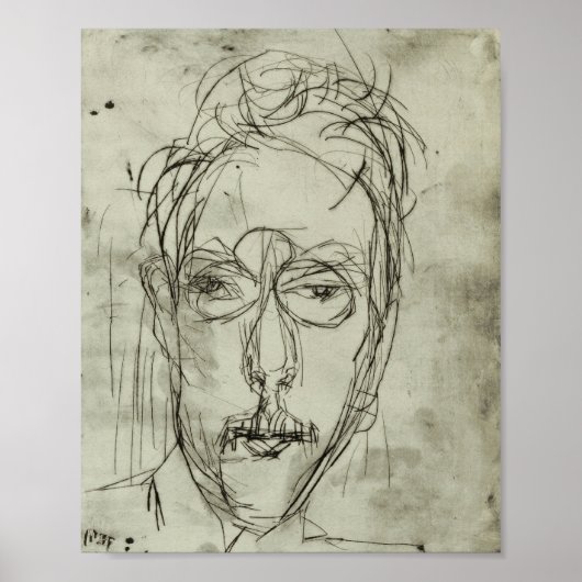 Poster Portrait Schaeffer | Albert Müller (Devant)